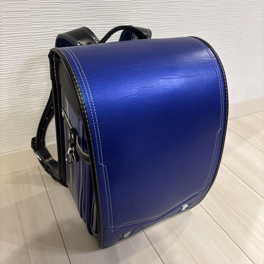 ランドセル　ブルー　青　合成皮革