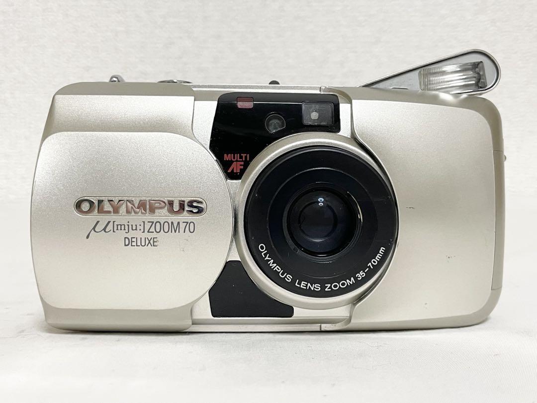 【完動品】OLYMPUS μ 【mju:】ZOOM 70 DELUXE 動作確認