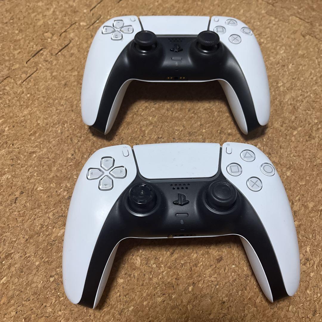 ps5 コントローラー　DualSense  2コ　ジャンク ジャンク】 PS5 DualSenseコントローラー 2個セット ワイヤレス