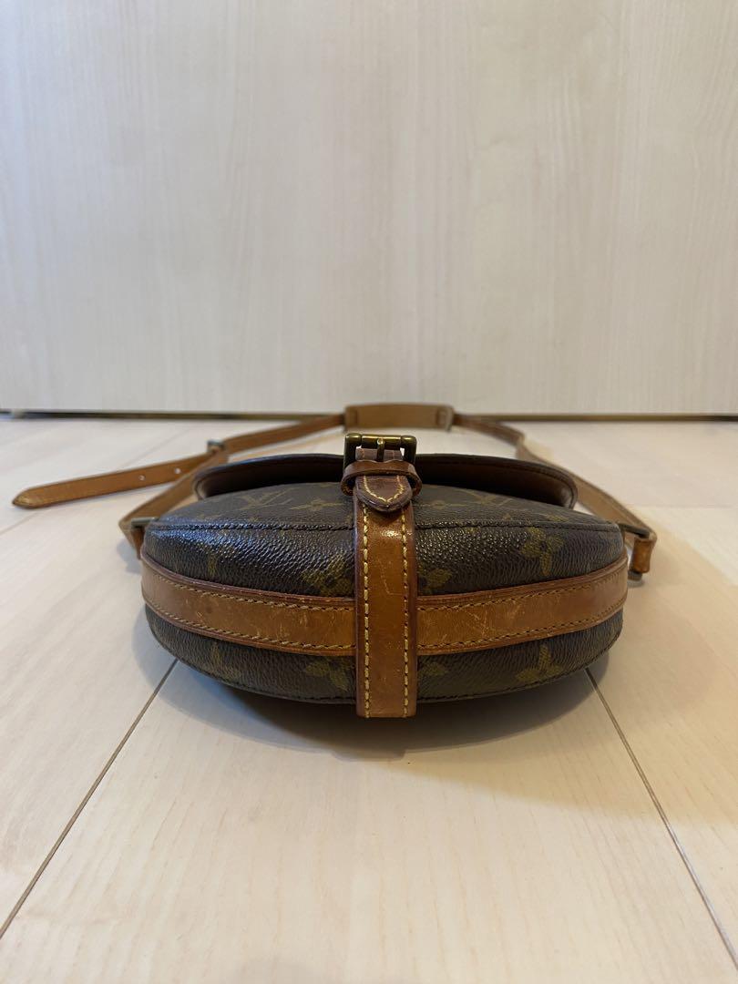 ルイヴィトン　ショルダーバッグ　シャンティ　モノグラム　ポシェット　レザー