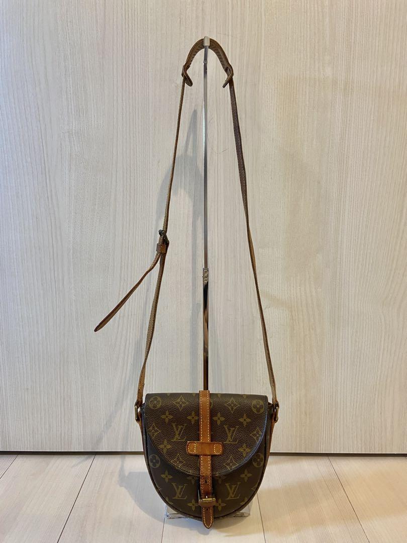 ルイヴィトン　ショルダーバッグ　シャンティ　モノグラム　ポシェット　レザー