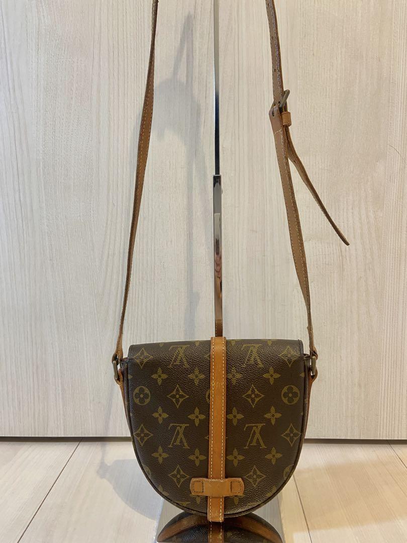 ルイヴィトン　ショルダーバッグ　シャンティ　モノグラム　ポシェット　レザー