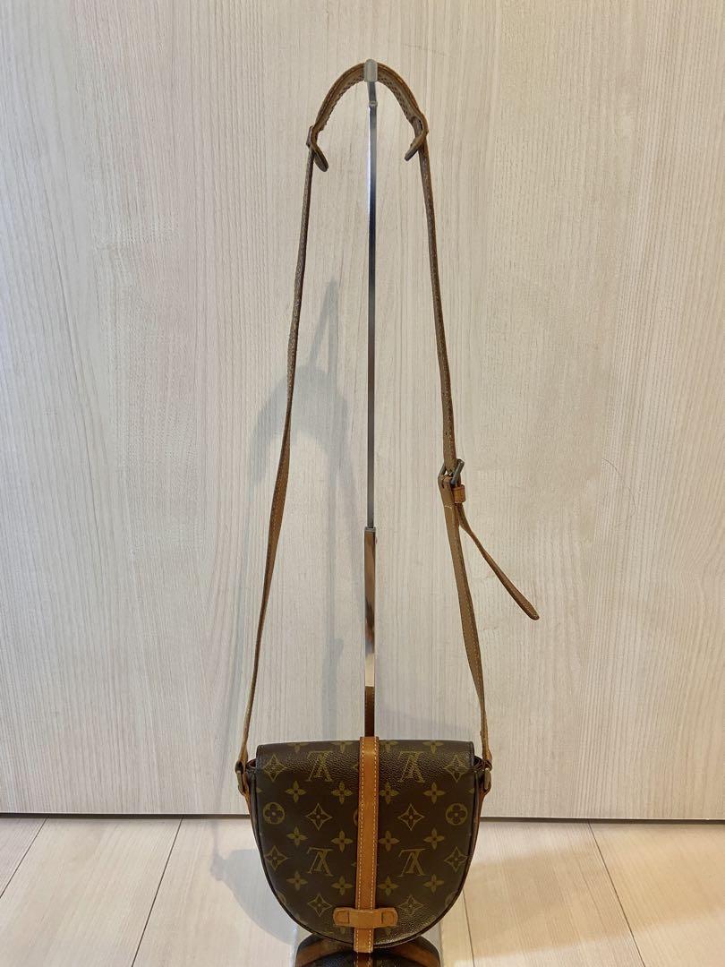 ルイヴィトン　ショルダーバッグ　シャンティ　モノグラム　ポシェット　レザー