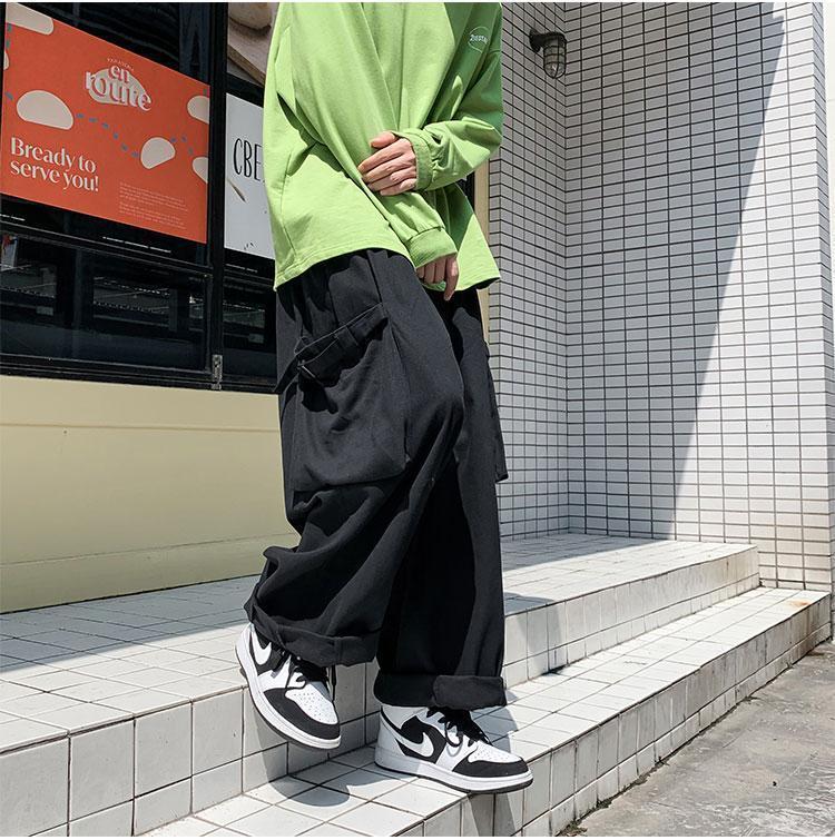 カーゴパンツ ワイド ボトムス ユニセックス メンズ 袴パンツ ダボ 黒 L - メルカリ カーゴパンツ ワイド ボトムス ユニセックス メンズ 袴パンツ ダボ 黒 L - メルカリ