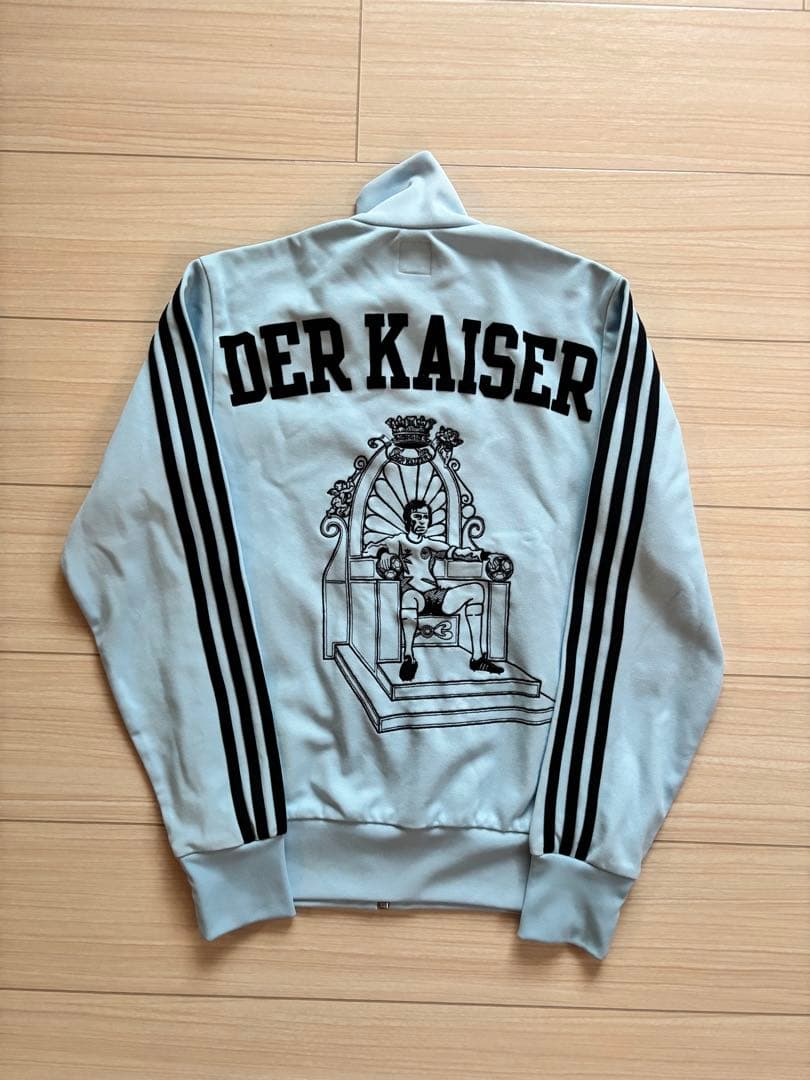 2XS アディダス トラックジャケット ベッケンバウアー vintage ブルー 2XS アディダス トラックジャケット ベッケンバウアー vintage ブルー