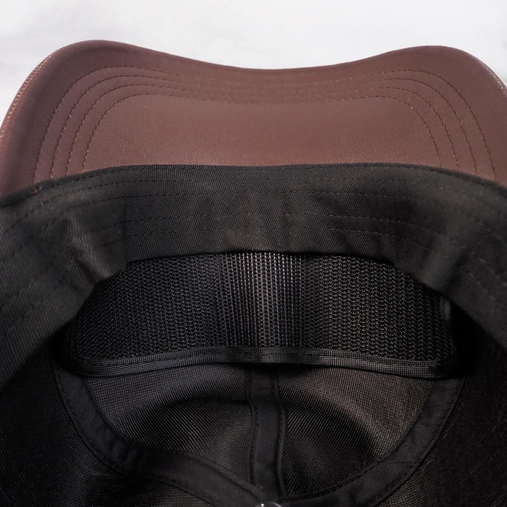 美品 THE FLAT HEAD オールレザー ミルウォーキートラッカーキャップ