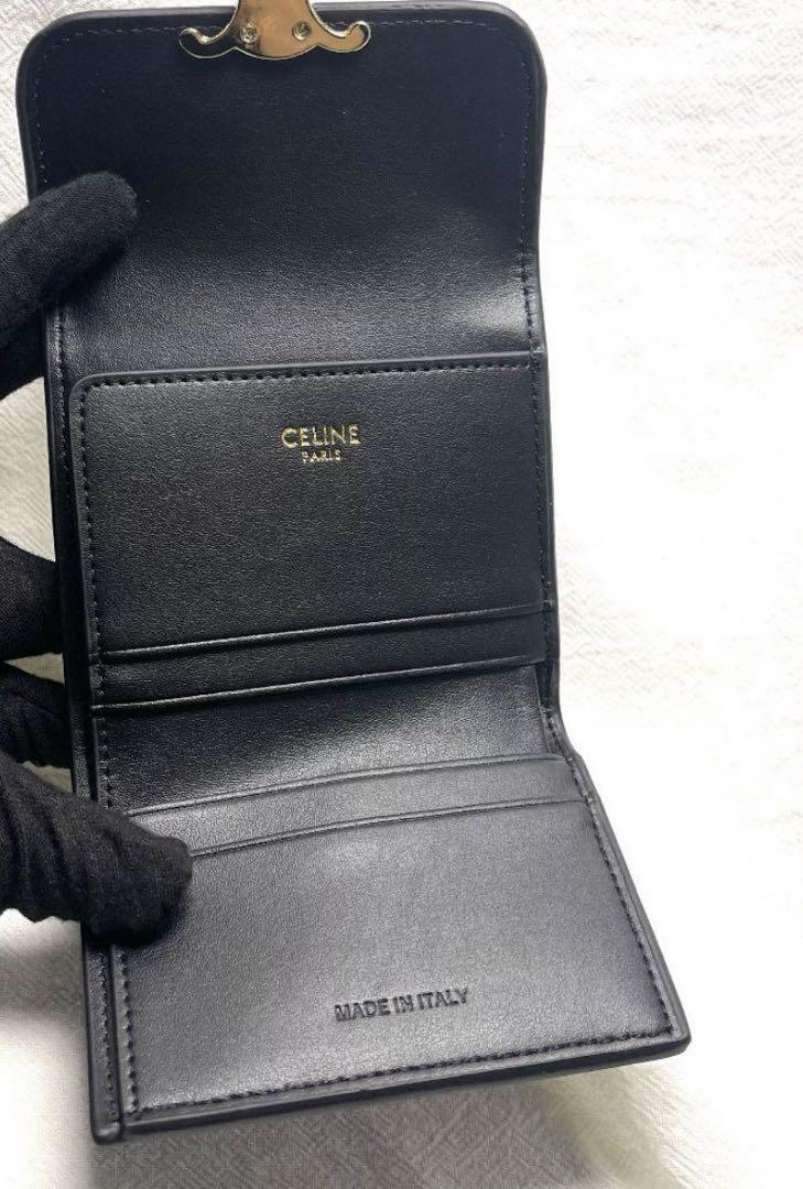 セリーヌ CELINE 財布 三つ折り財布 ブラック