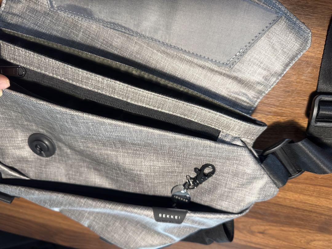 拡張できるスリングバッグ SEKKEI S-sling グレー