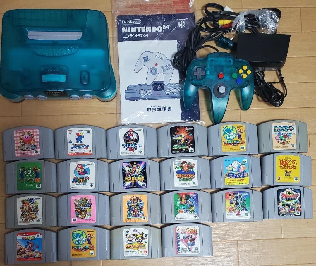 NINTENDO64 本体 クリアブルー