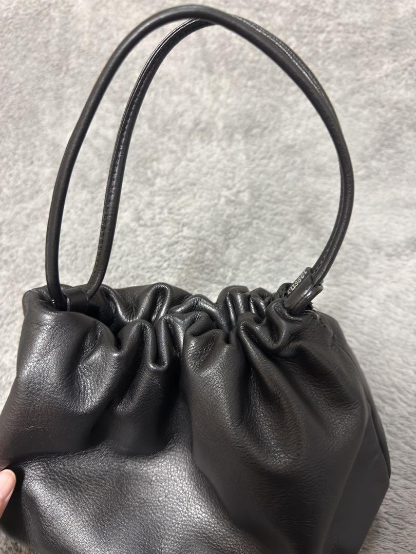 ラシット レザー4way巾着ショルダーバッグ
