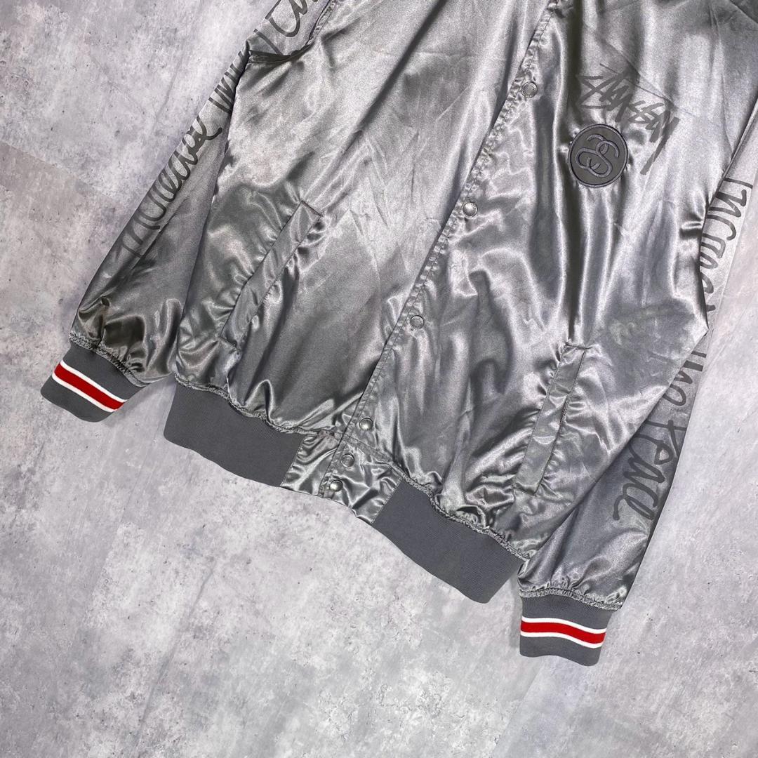 『STUSSY』ステューシー (L) ワッペンロゴ スタジャン