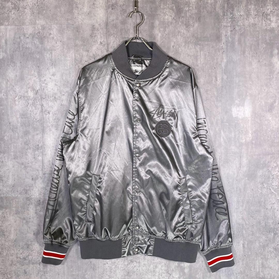 『STUSSY』ステューシー (L) ワッペンロゴ スタジャン