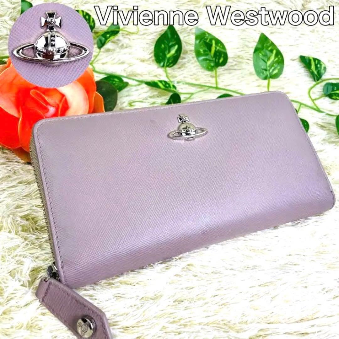 高級品 ヴィヴィアンウエストウッド 財布 レザー オーブ 総柄 黒 小銭