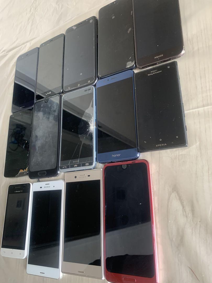 携帯電話 ジャンク品 まとめ 35台 スマホ ガラケー ケータイ au