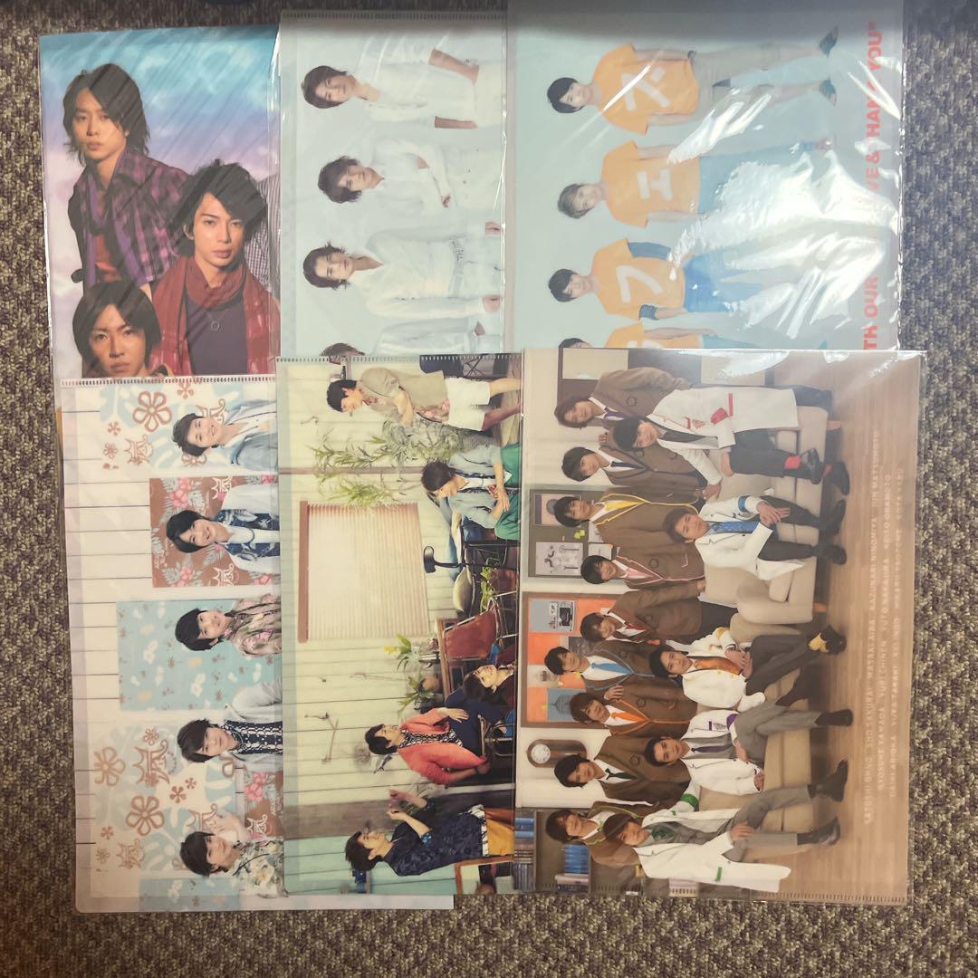嵐グッズ6 クリアファイル&下敷き 音楽