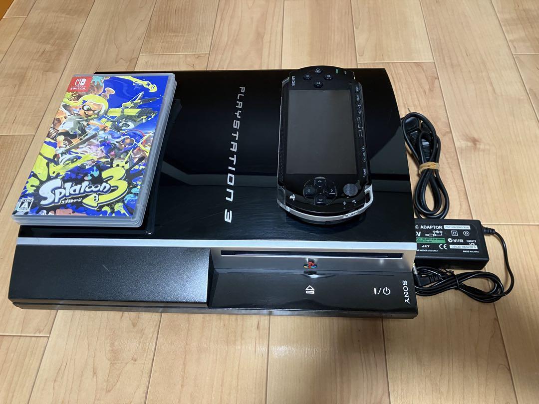 ps3 本体・psp 1000 ・スプラトゥーン3 セット ジャンク品