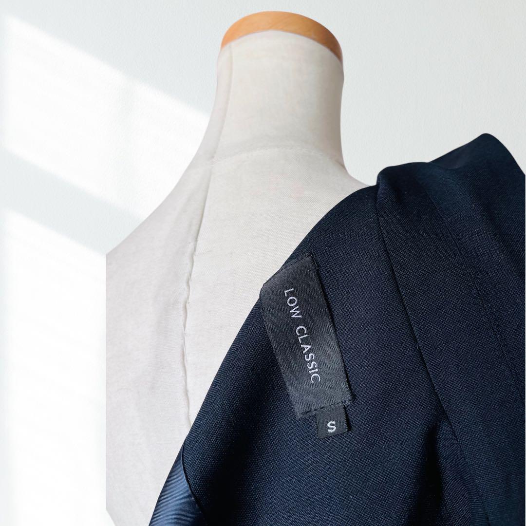 LOW CLASSIC ロウ クラシック ショート ジャケット NAVY LOW CLASSIC ウール ショート ジャケット NAVY 紺 S - メルカリ