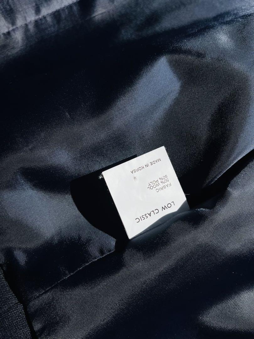 LOW CLASSIC ウール ショート ジャケット NAVY 紺 S - メルカリ