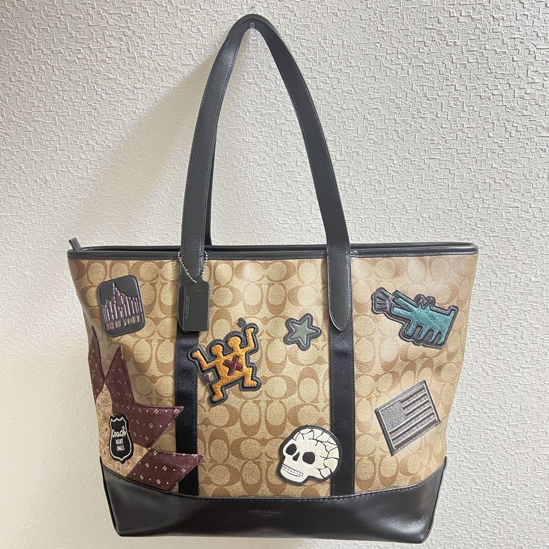 ✨【美品・限定品】COACH キースヘリングコラボ シグネチャー トートバッグ