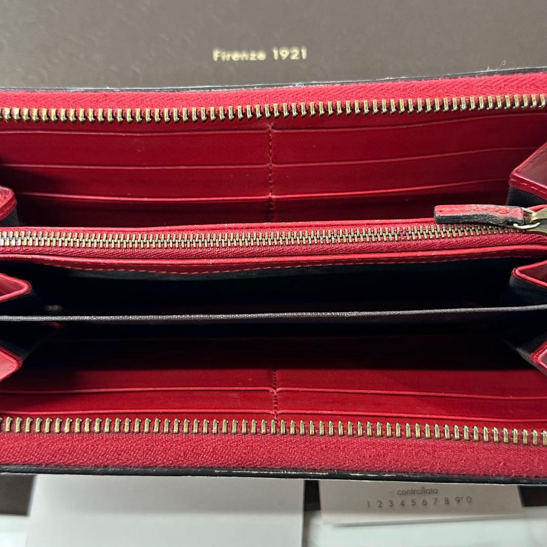 新品同様‼️ グッチ　GUCCI 長財布　クイーンマーガレット　ラウンドファスナー