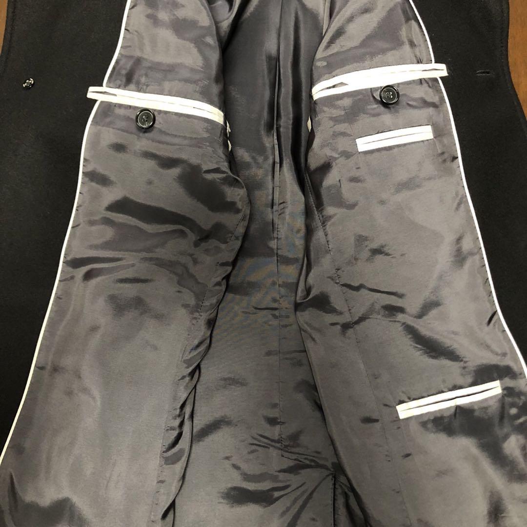 【HUGO BOSS】ウールコート 黒　46サイズ