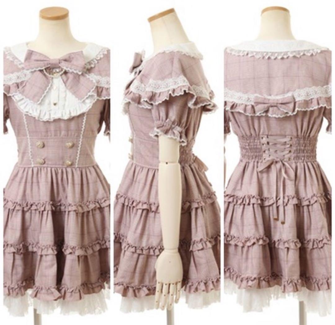 LIZLISA チェックリボンケープワンピース LIZ LISA Official