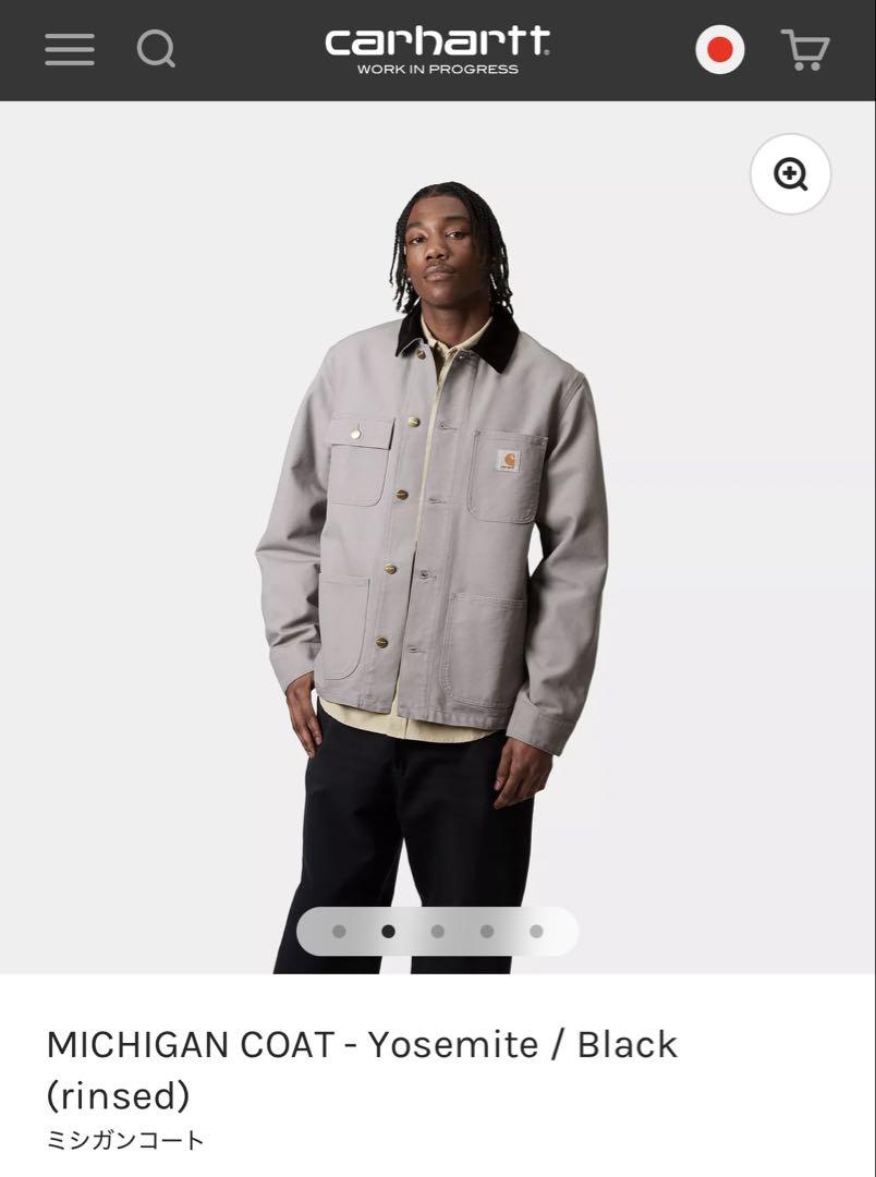 Carhartt ミシガン　チョアコート　Sサイズ　裏地なし