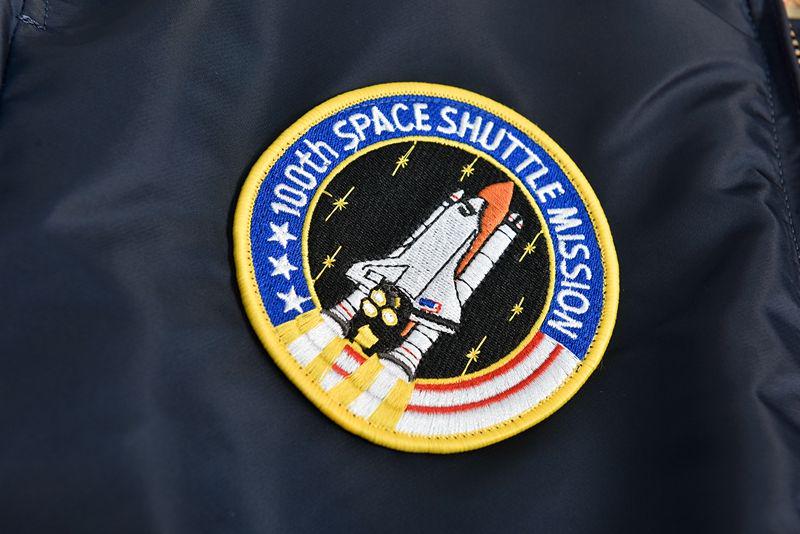 アルファインダストリーズ NASA MA-1 100th記念 刺繍ジャケットXL