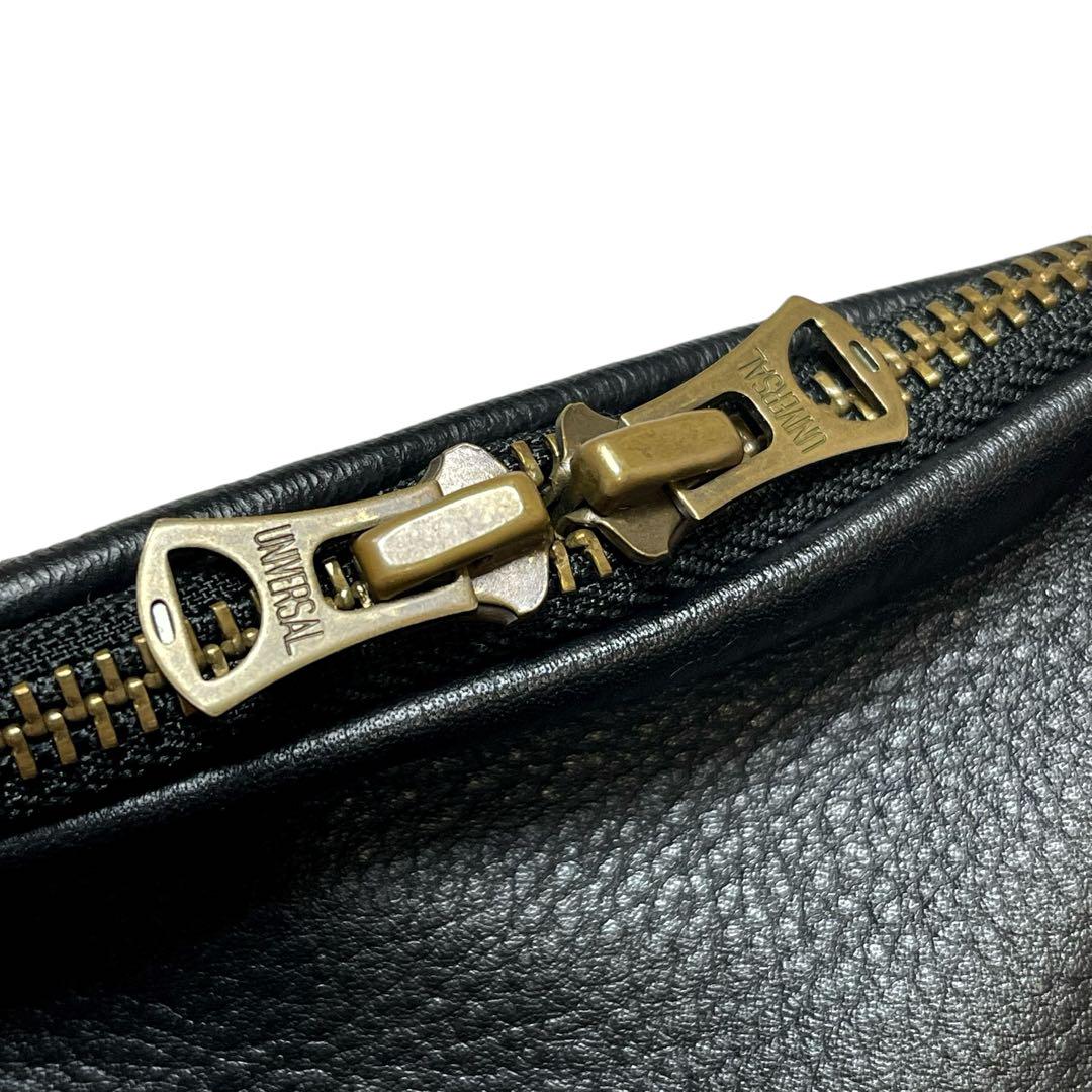 美品【CLASKA & THE FACTORY】レザー トートバッグ シルバ