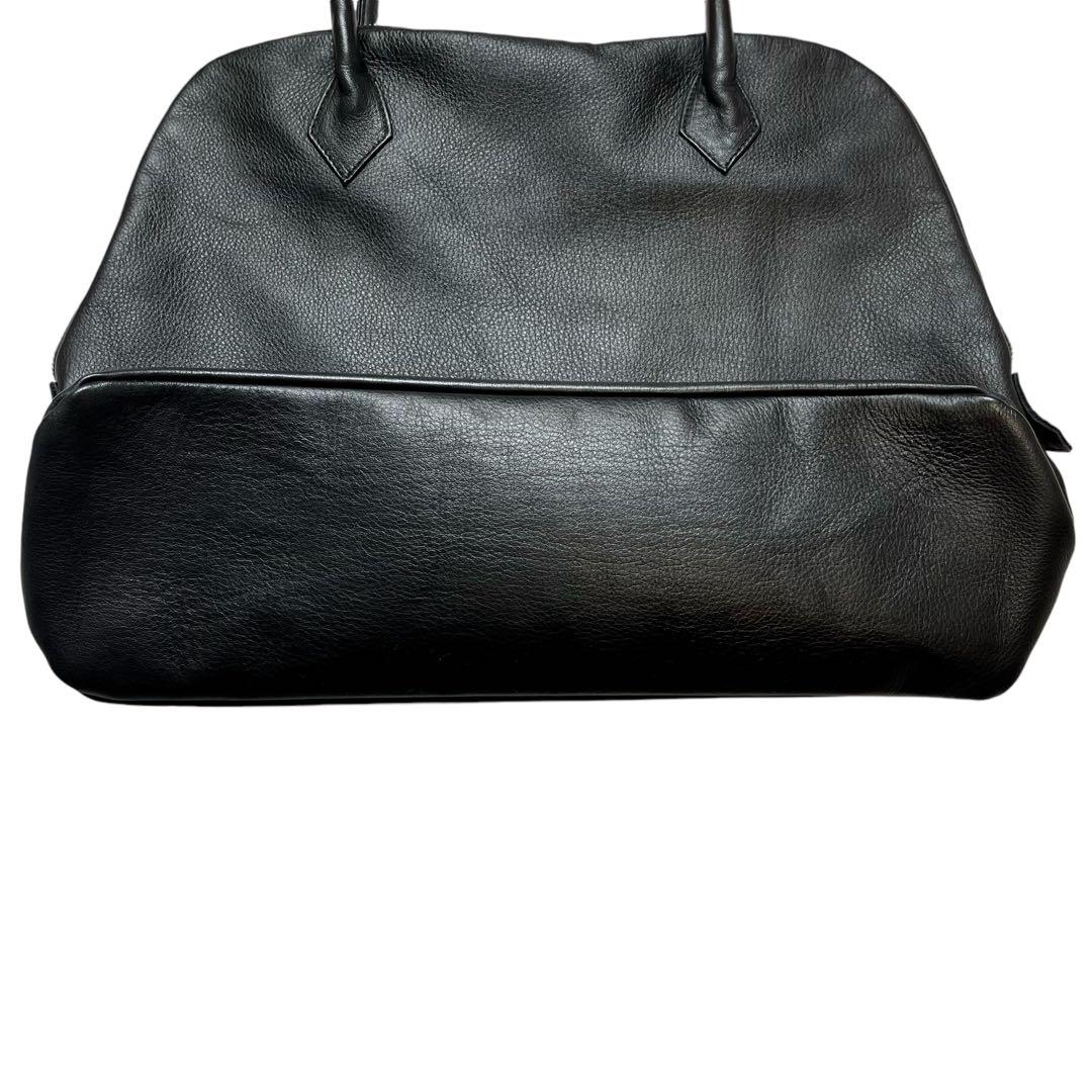 美品【CLASKA & THE FACTORY】レザー トートバッグ シルバ