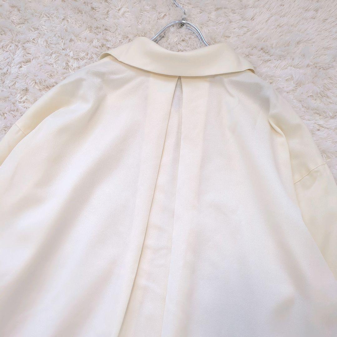 ︎CABaN ウールツイルハイネックロングシャツ