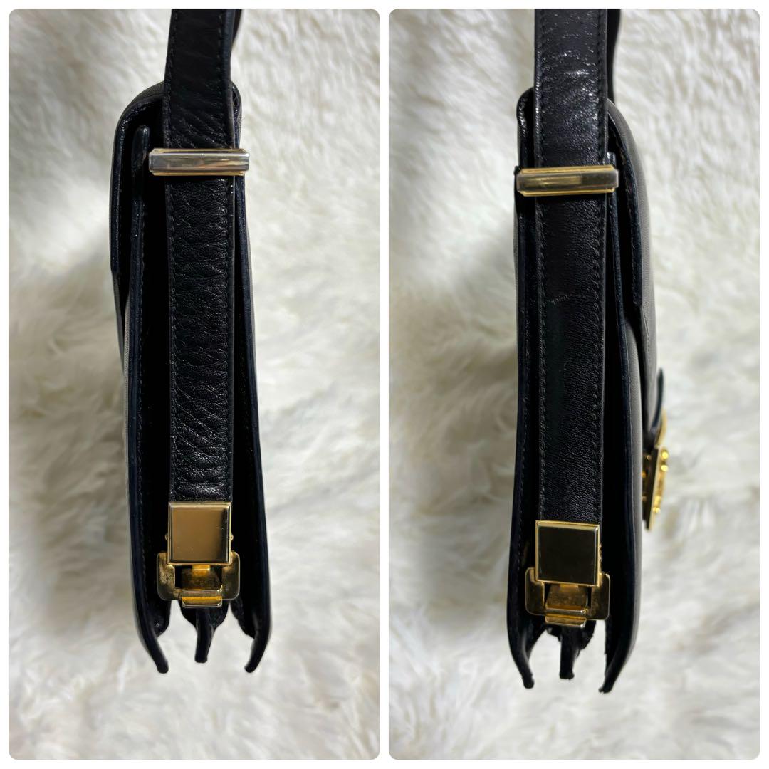 良品】 CELINE セリーヌ ワンショルダー ショルダーバッグ 馬車金具