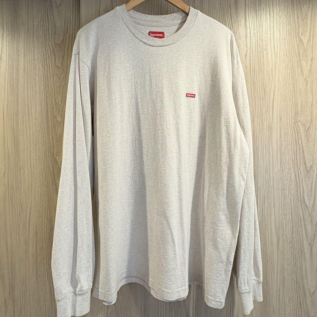 supreme small box logo LS tee ロンT
