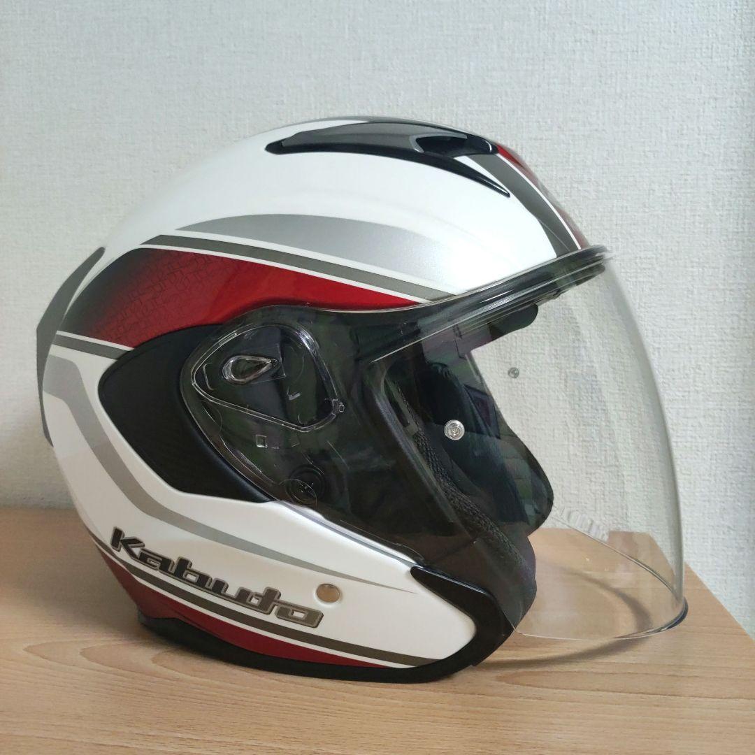 Kabuto Exceed ジェットヘルメット パールホワイト(Mサイズ