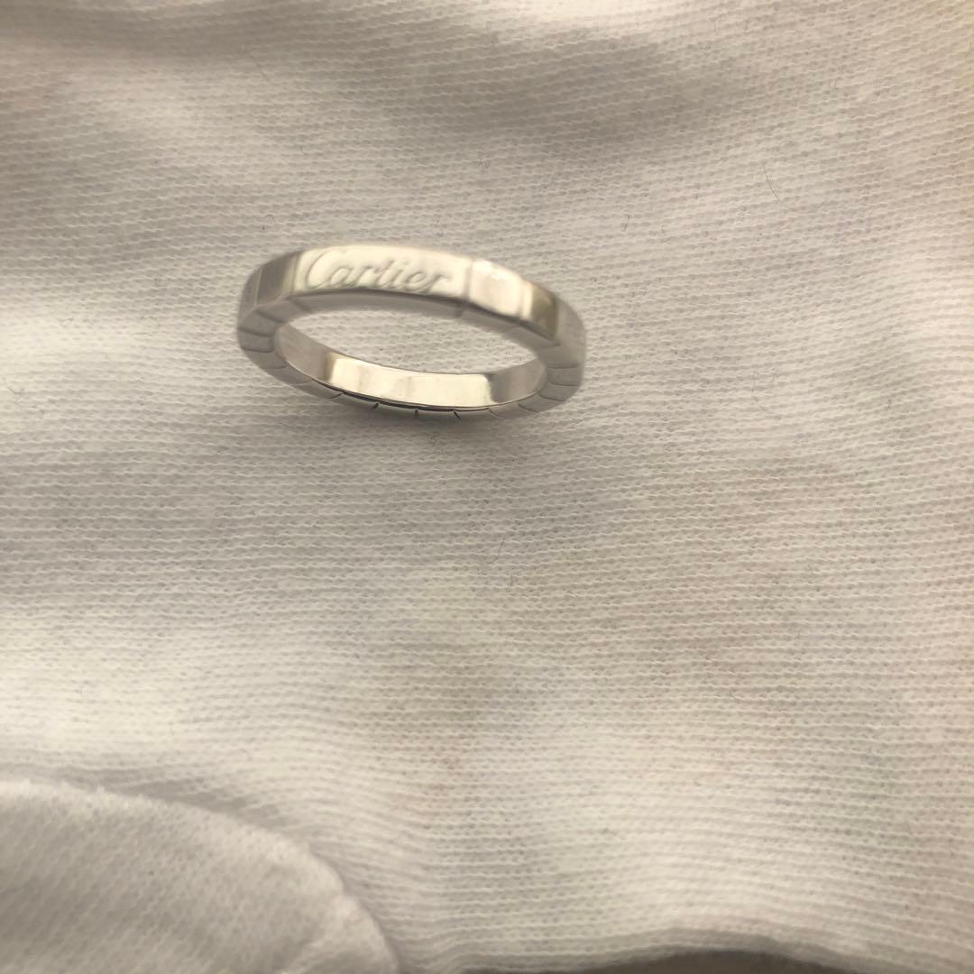 カルティエCartier ラニエールリング 750ホワイトゴールド 約10号 カルティエCartier ラニエールリング 750ホワイトゴールド 約10号