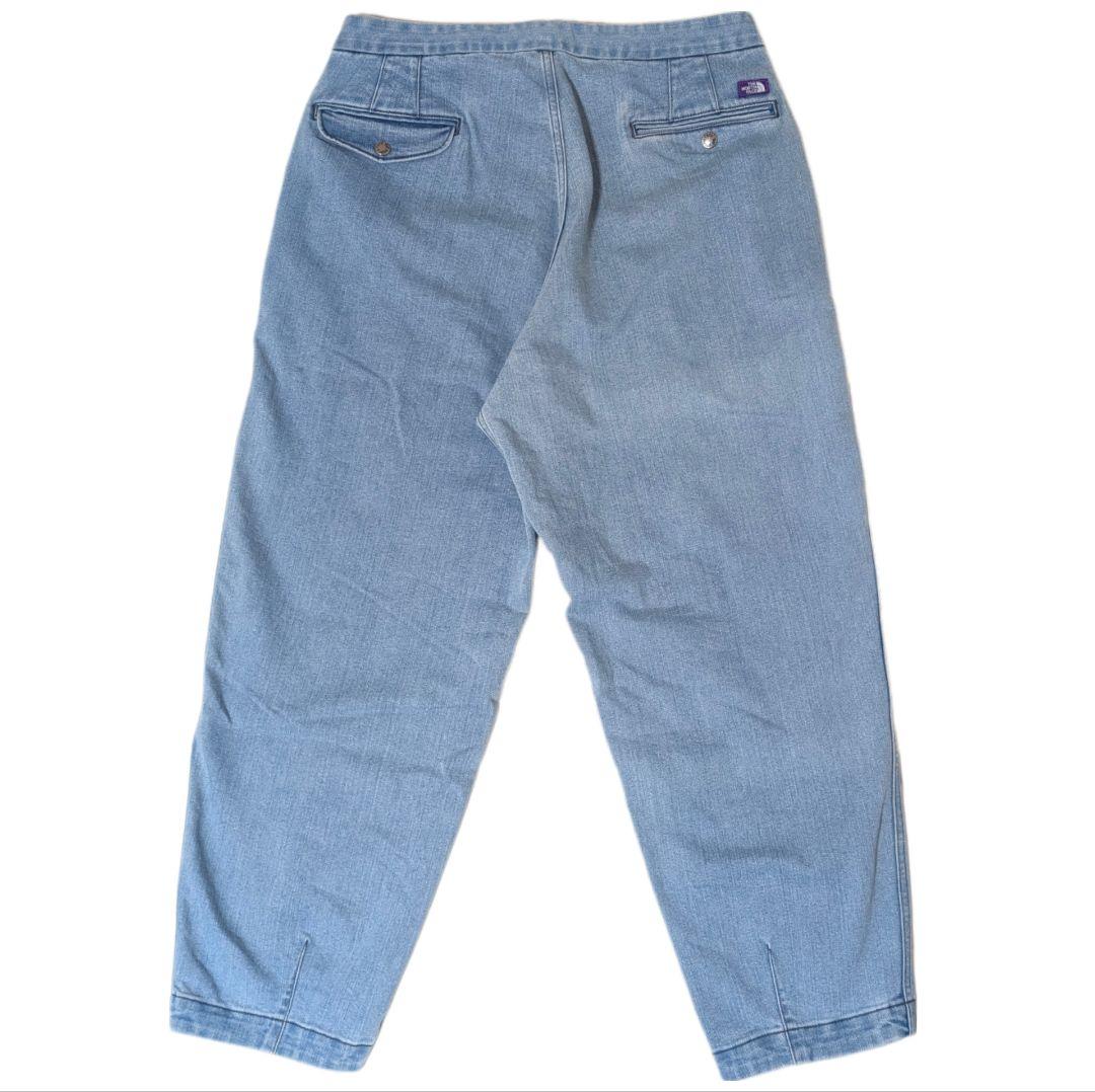 THE NORTH FACE PURPLE LABEL Webbing Belt Denim Wide Tapered