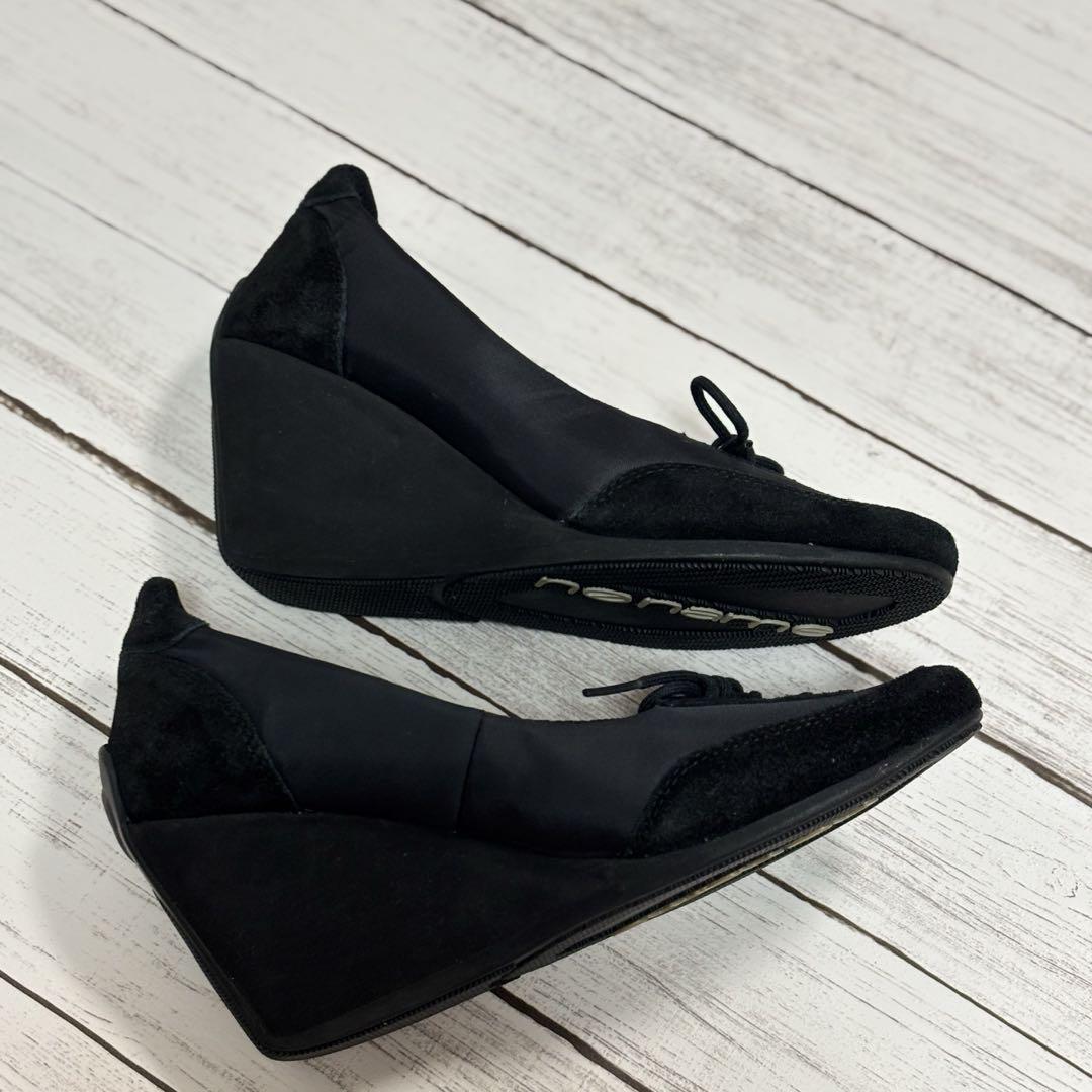 【NONAME】ウェッジヒールパンプス　サンダル24㎝【未使用級】週末SALE中
