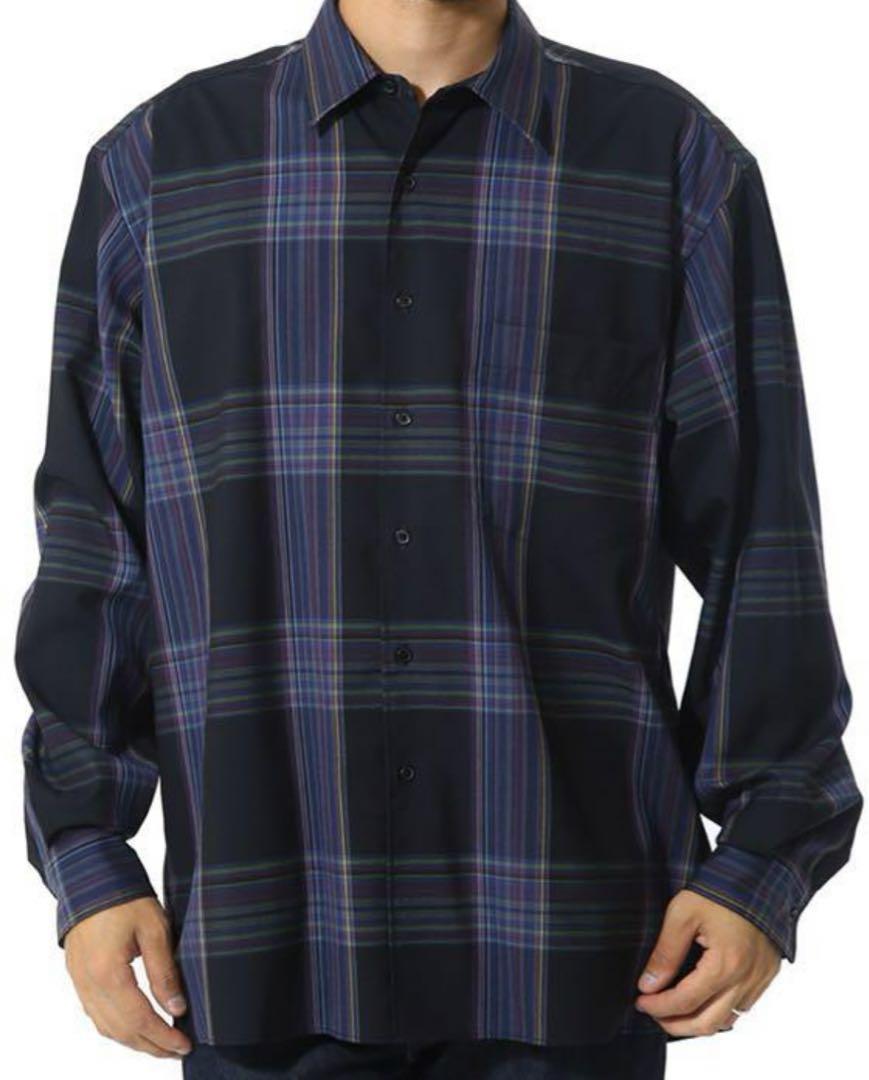 トップス AURALEE SUPER LIGHT WOOL CHECK SHIRTS