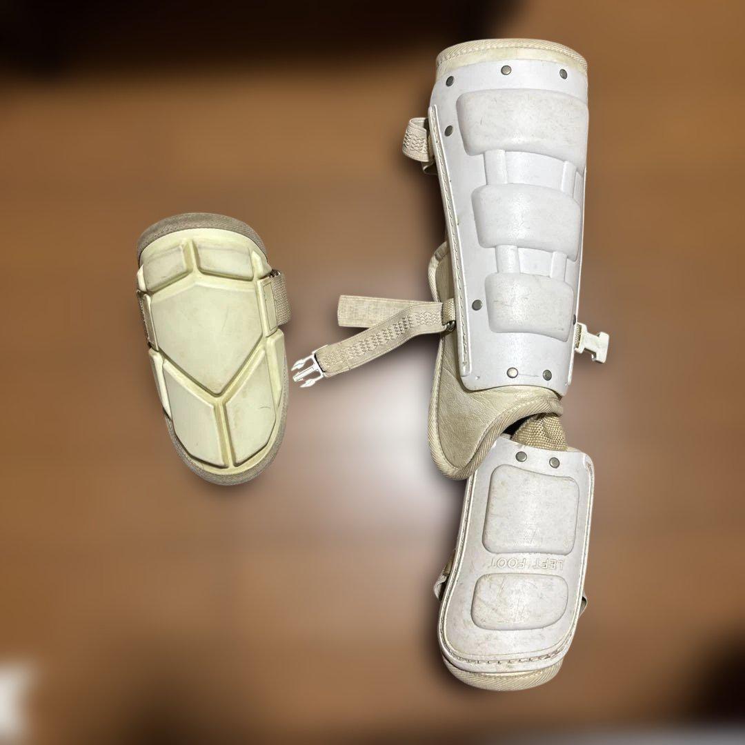 エルボー フットガード ホワイト フリーサイズ