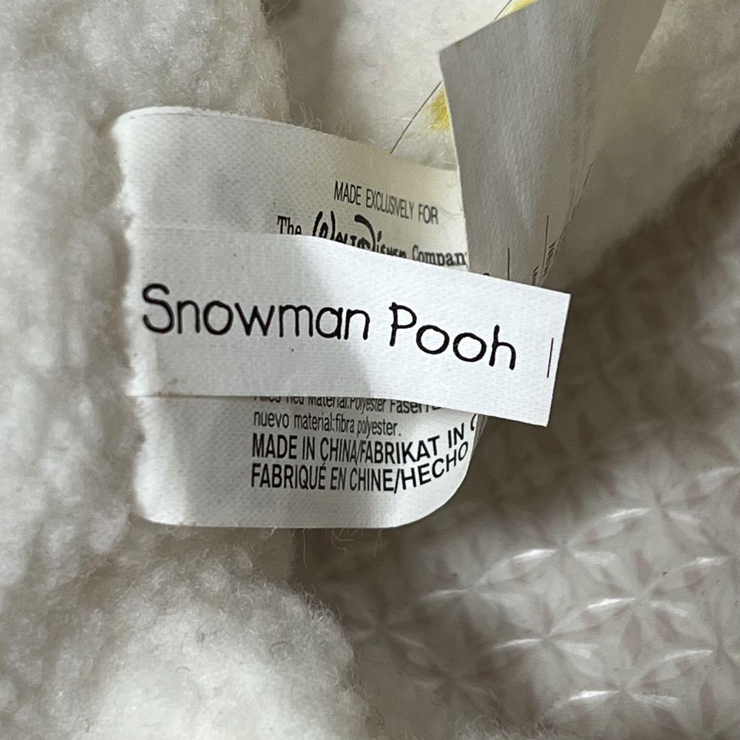 紙タグ付き　Mouseketoys スノーマン　SnowManPooh 雪だるま