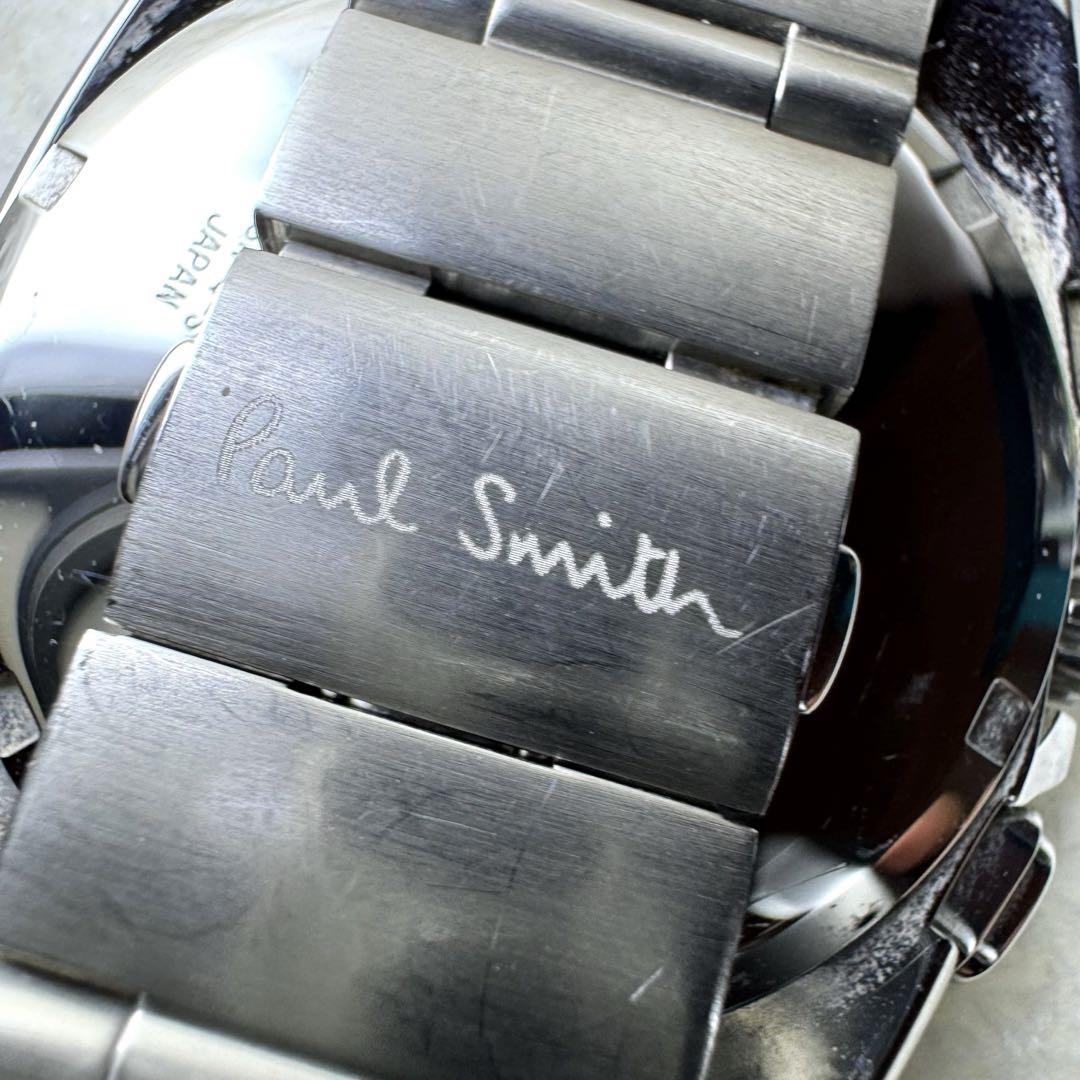 ☆美品 Paul Smith ポールスミス クロノグラフ 電池新品 稼動品