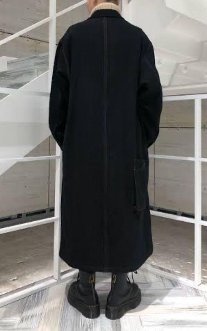 【在庫一掃】 2021年秋冬y's 縮絨ロングワンピース ヨウジヤマモト ワイズ ワンピース