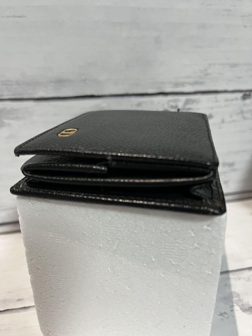 ChristianDior 黒 レザー コインケース、小銭入れ最終値段 本日のむ