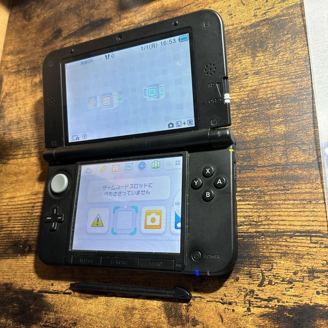 ニンテンドー3DS LL ブルー×ブラック 本体 箱付き 画像10
