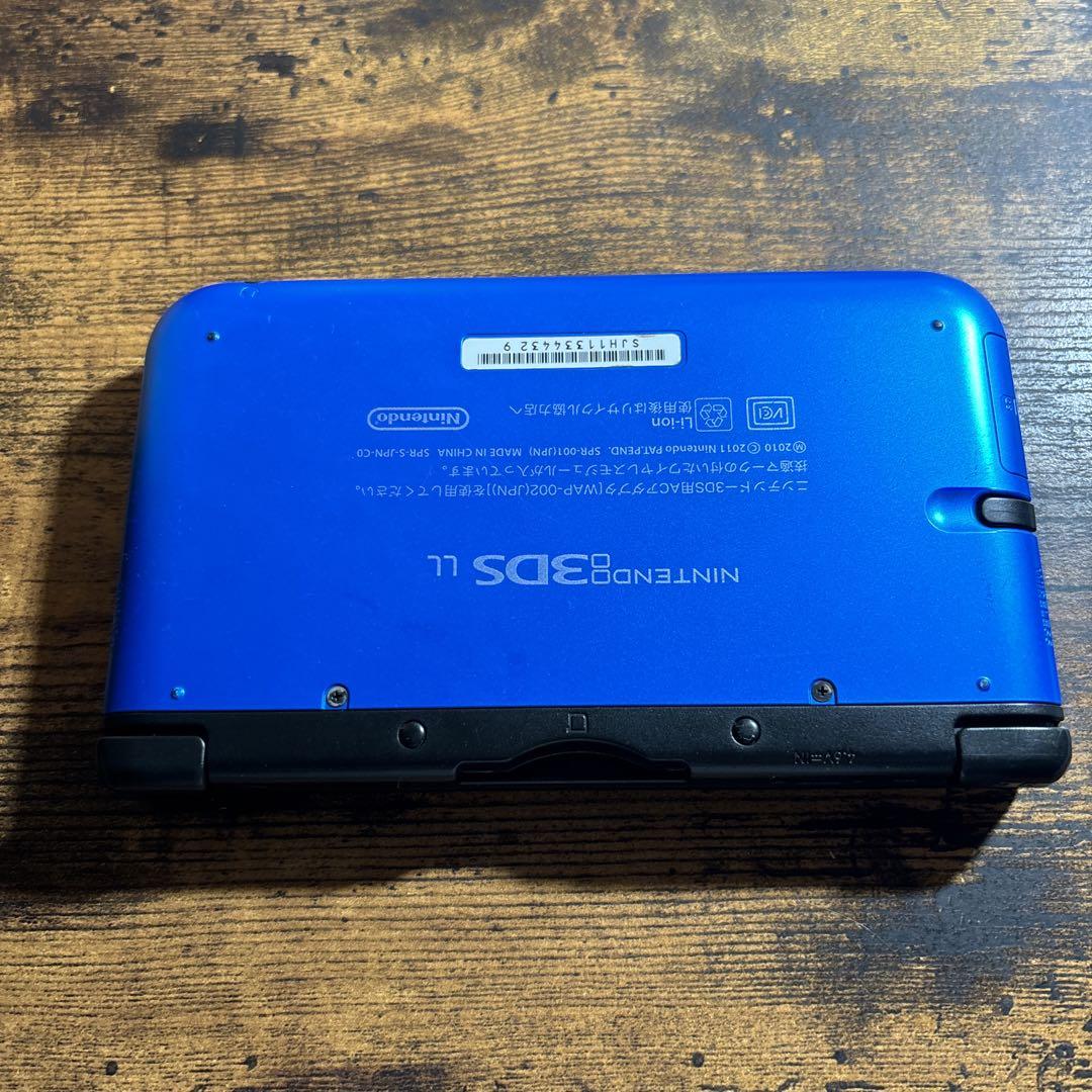 ニンテンドー3DS LL ブルー×ブラック 本体 箱付き 画像17