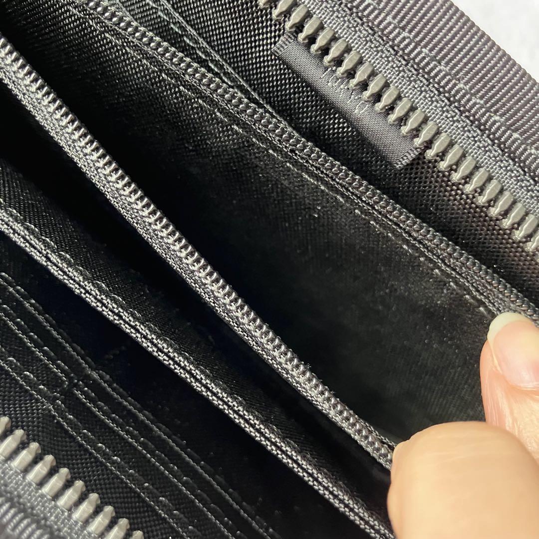 【新品未使用】PORTER ポーター VERVE 長財布 総柄 黒