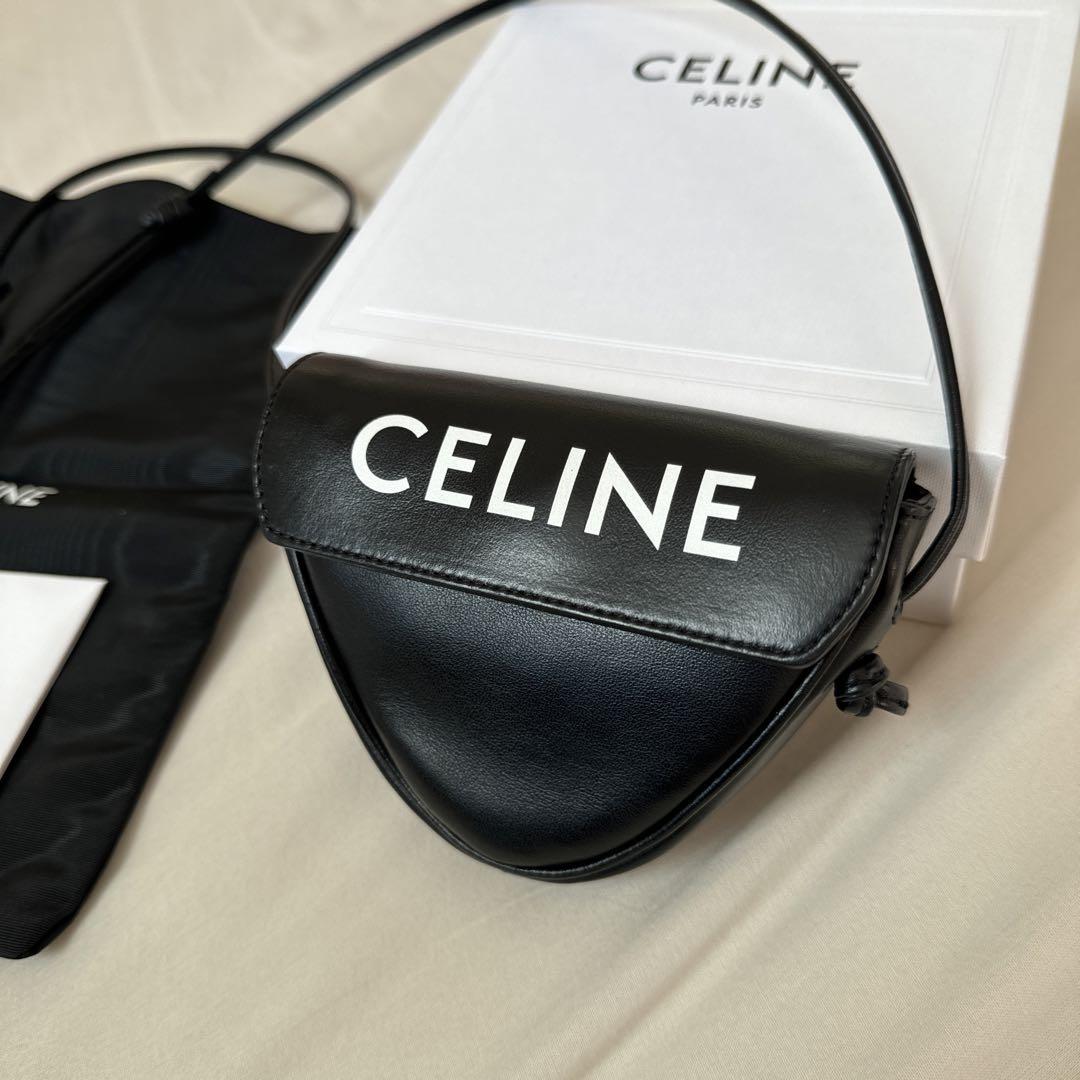 CELINE セリーヌ ショルダーバッグ ミニ トライアングル レザー
