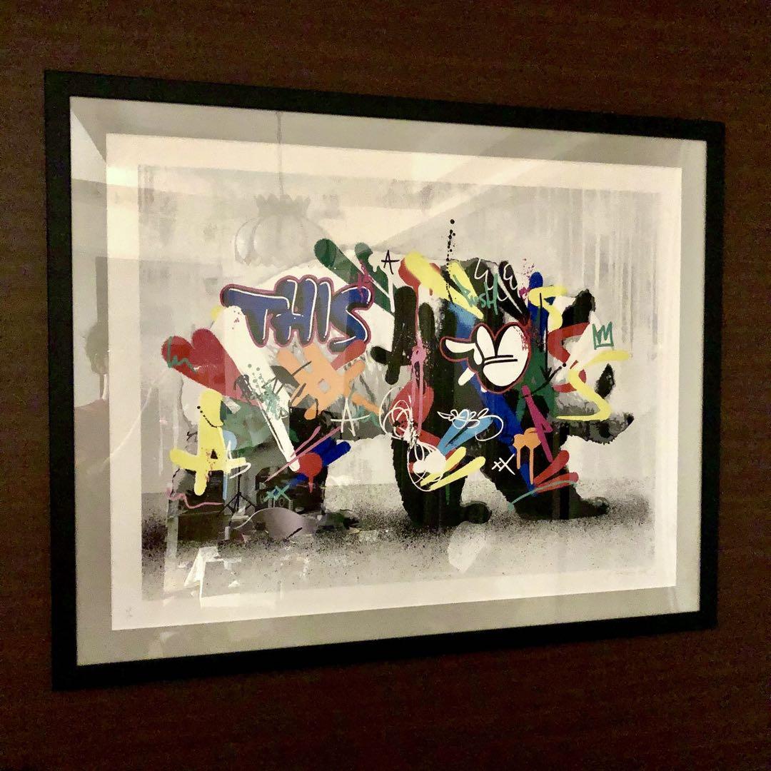 ［額装済］Martin Whatson マーティンワトソン「The Panda」