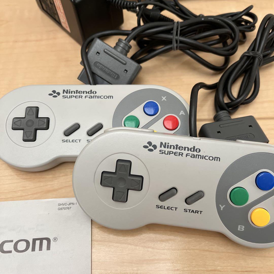スーパーファミコン本体-ソフトセット 取説