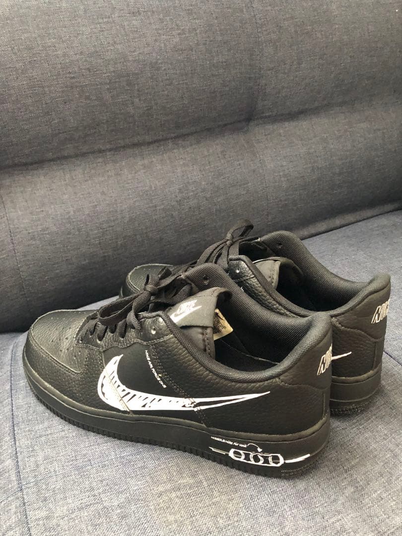 希少！NIKE ナイキ AIR FORCE1 Utility Sketch 黒